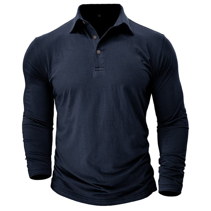 Elegante polo de corte entallado
