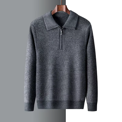 Soft Warm Quarter Zip Sweater