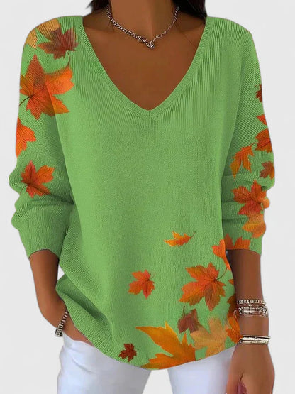 Elegant V-Neck Sweater