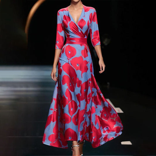 Aurora™ | Vestido Diario Cómodo con Cuello en V