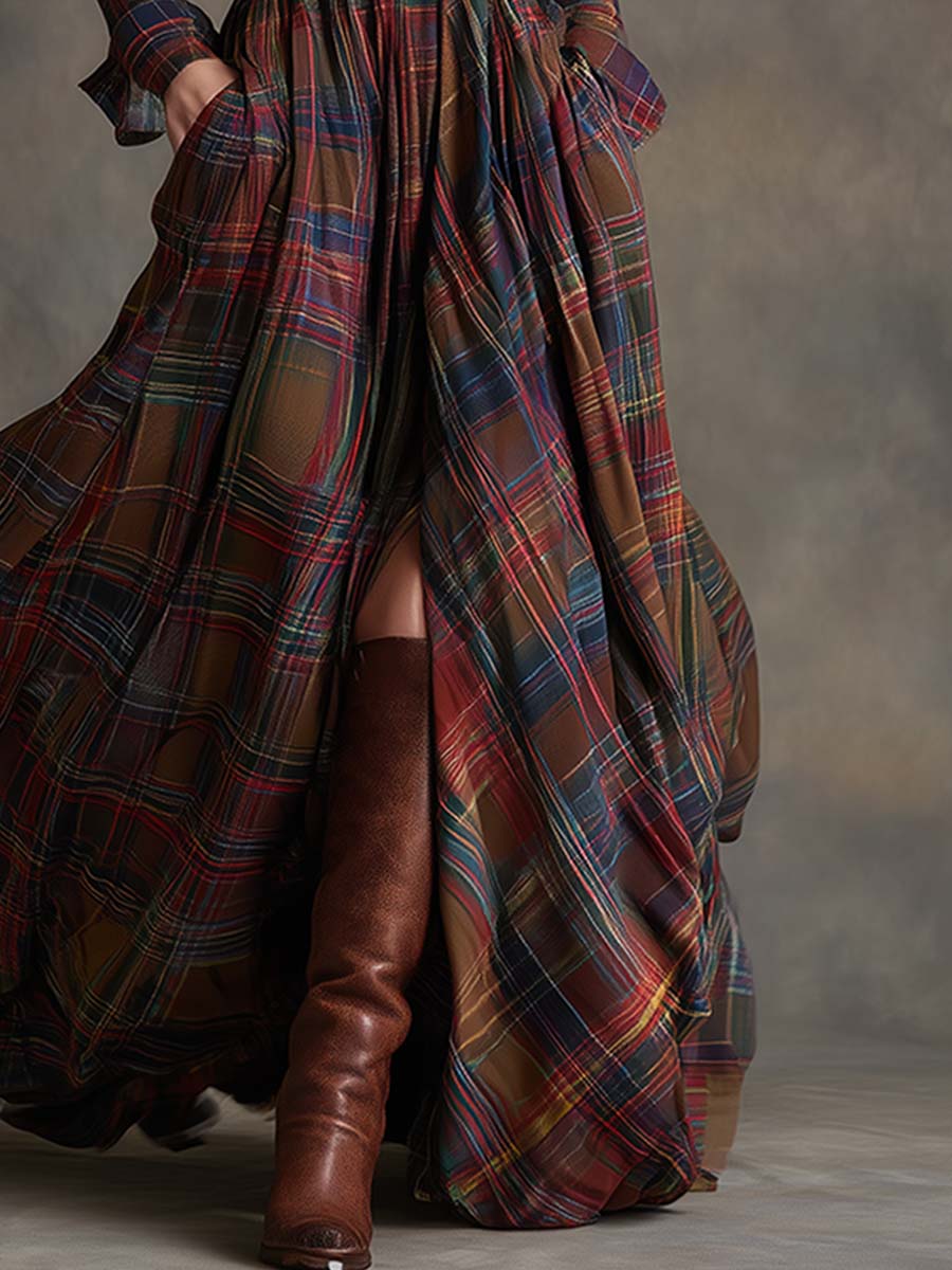 Flowy Belted Dress