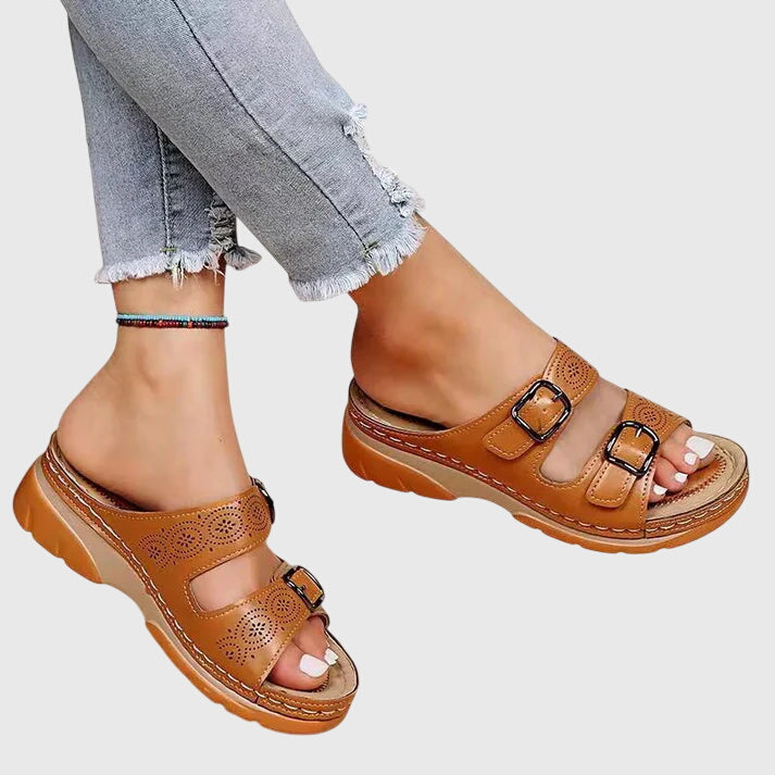 Diora | Sandalias ortopédicas de piel