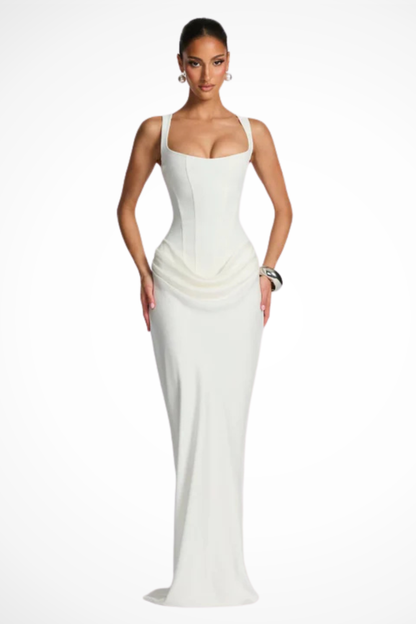 Women’s Sleeveless Bodycon Maxi Evening Wedding Guest Dress