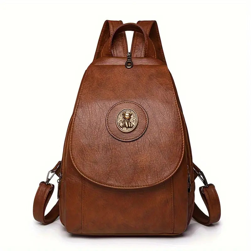Mira's Customizable Vintage Denim Backpack