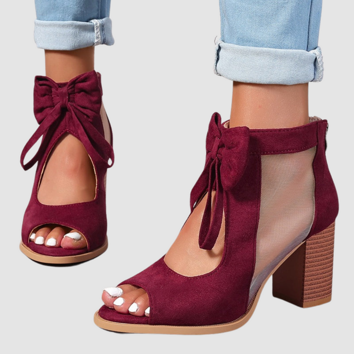 Tacones ortopédicos con adorno de lazo Rebecca™