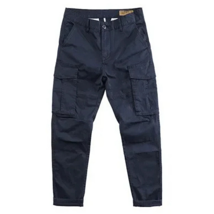 Men Multi Pocket Relaxed Fit Cargo Pants