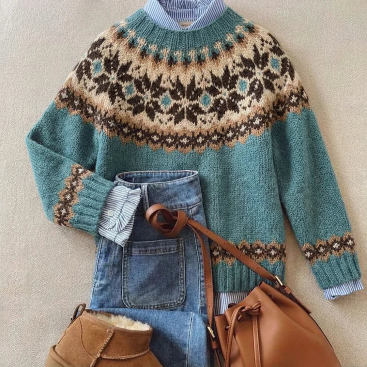 Relaxed Fit Nordic Sweater
