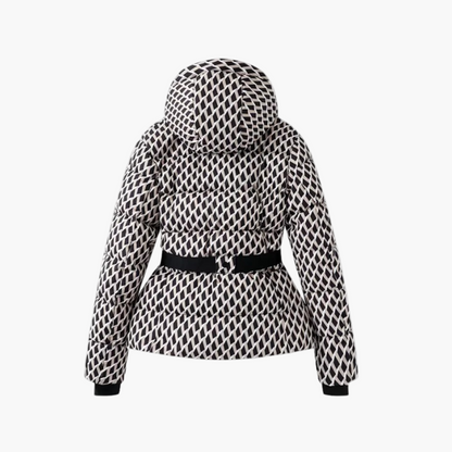 Women’s Quilted Belted Winter Hooded Coat