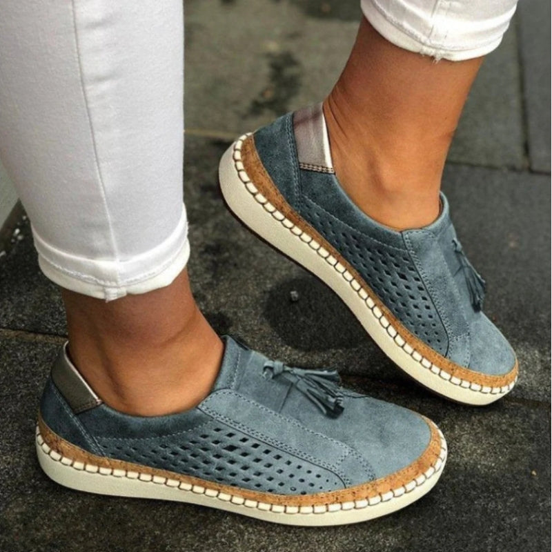 Pantuflas ortopédicas sin cordones