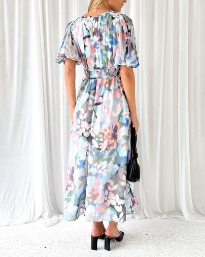 Celine | Feminine Floral Pattern Dress