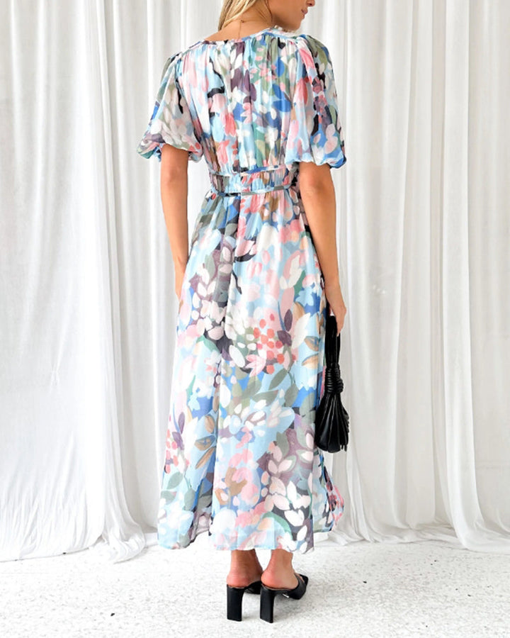 Celine | Feminine Floral Pattern Dress