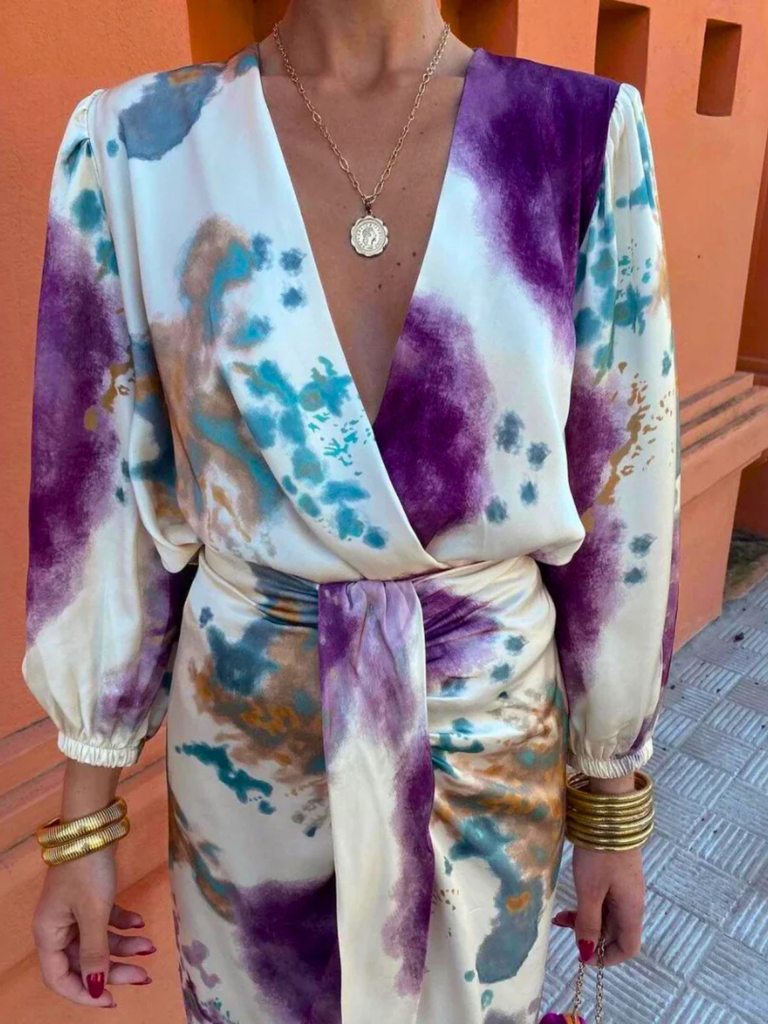 Vestido midi de dos piezas