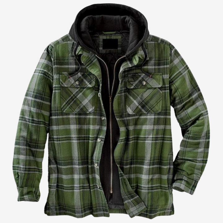 Chaqueta de franela con estilo