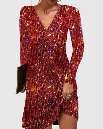 Sequin Mini Dress