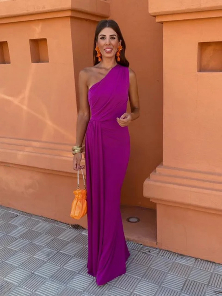 Asymmetric Maxi Dress