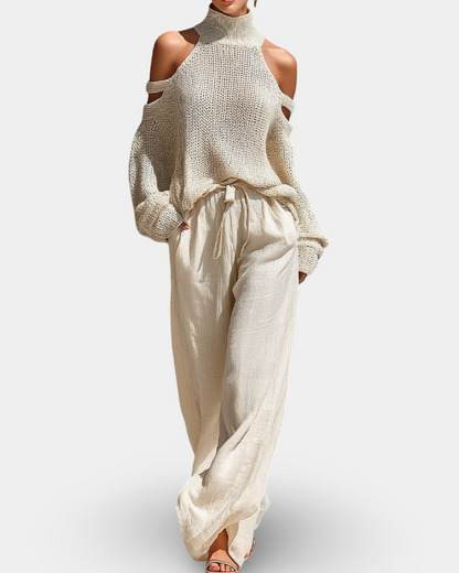 Camile | Fashionable Knit Set and Pants