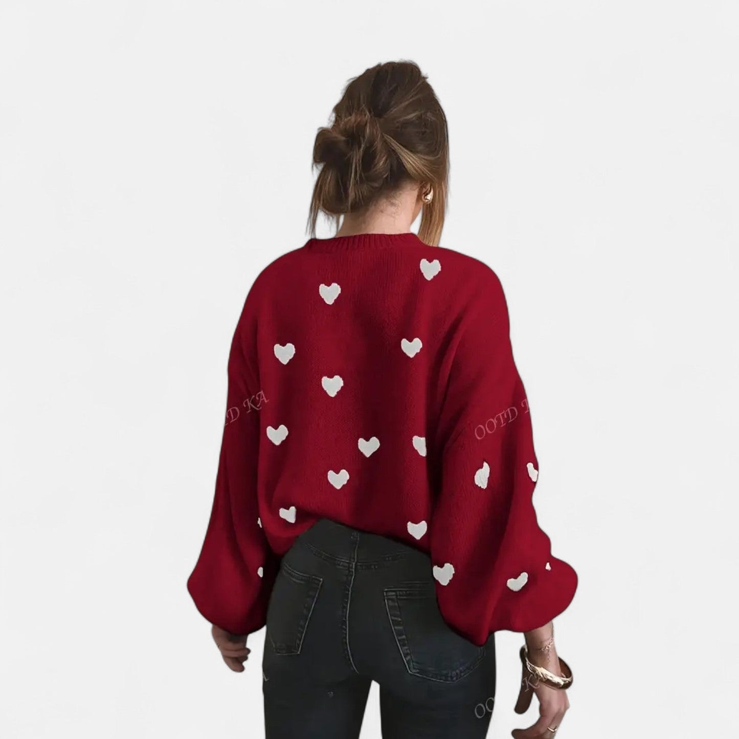 Hearts Wool Sweater