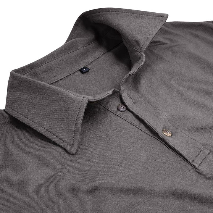 Polo de manga larga ajustado