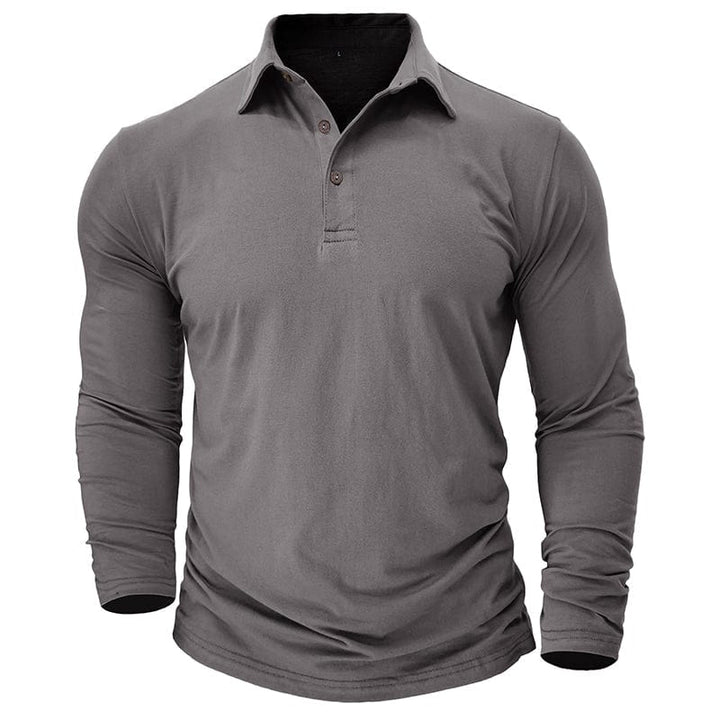 Polo de manga larga ajustado