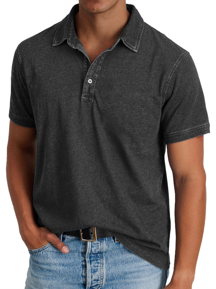Camisa polo con cuello clásico