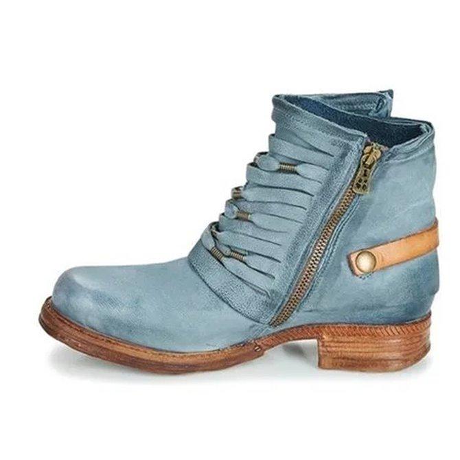 Women’s Casual Trendy Strap Short Boots