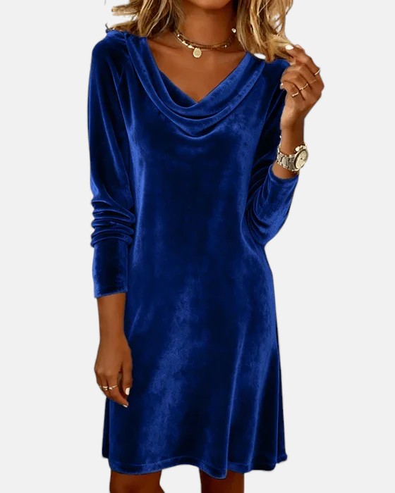 Loose Fitting Velvet Dress