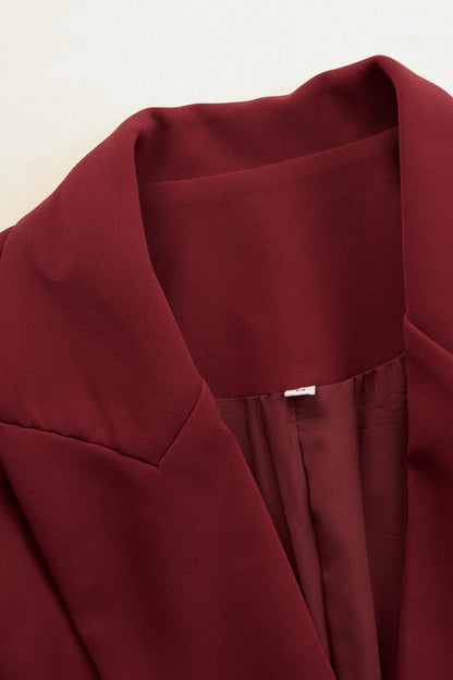 Sasha | Elegant Tailored Blazer Midi Dress