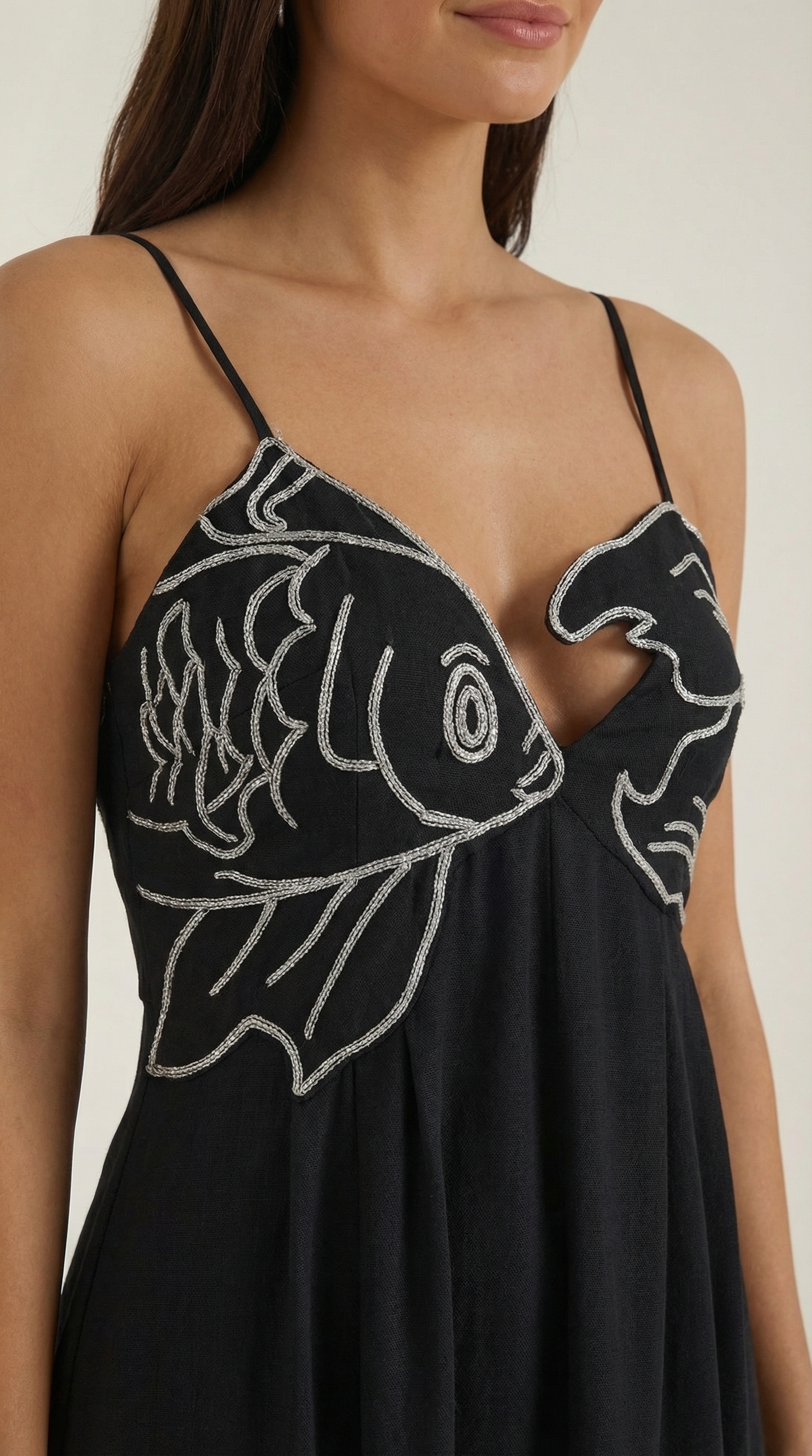 Embroidered Maxi Dress