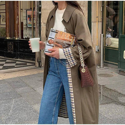 Gabardina Impermeable Ligera para Mujer