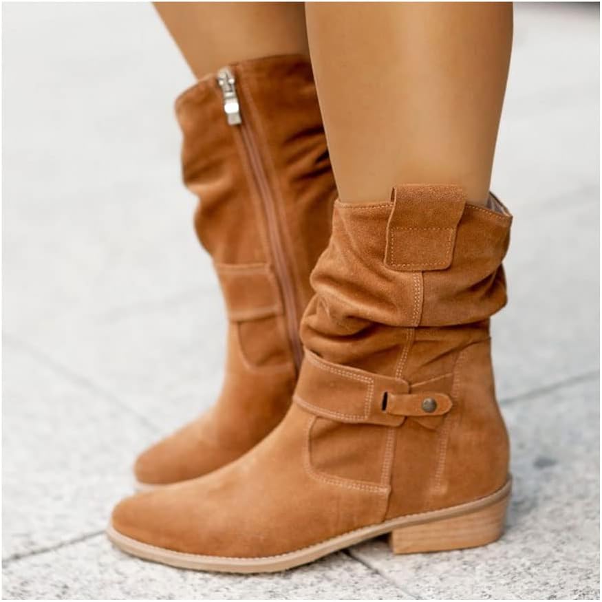 Skyler | Botas altas de ante elegantes