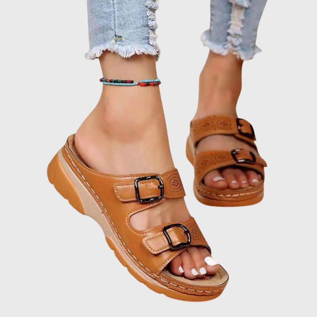 Diora | Sandalias ortopédicas de piel