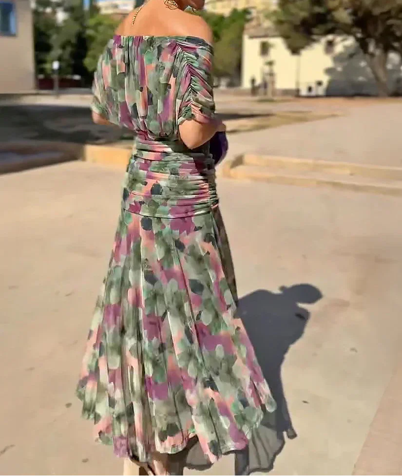Althea | Wrap Dress with Elegant Fluid Line