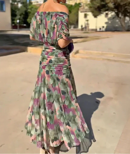Althea | Wrap Dress with Elegant Fluid Line