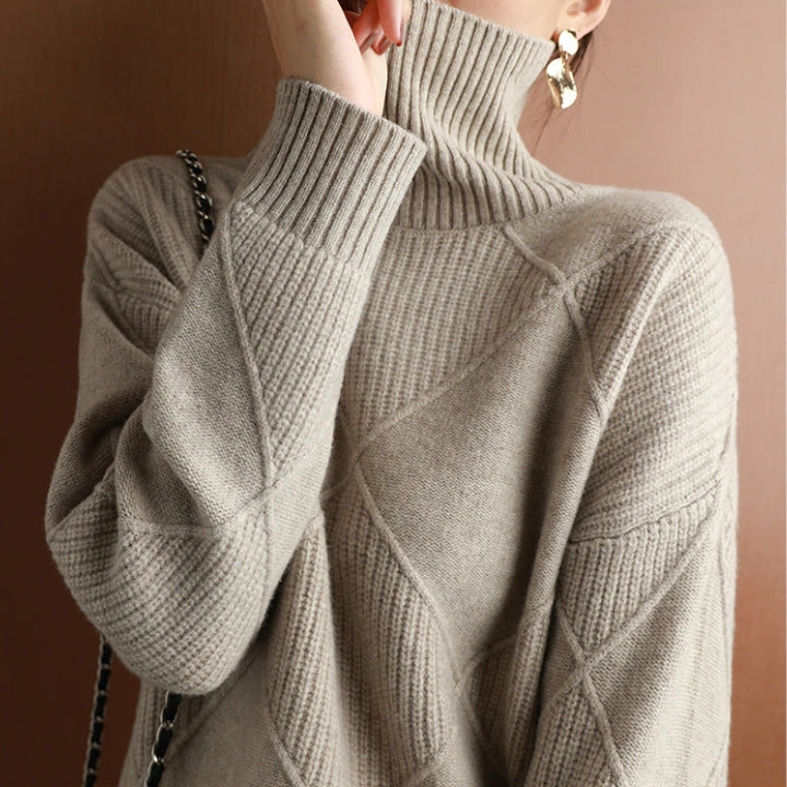 Women’s Cozy Oversized Ribbed Knit Sweater
