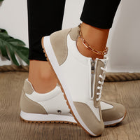 Beige - White