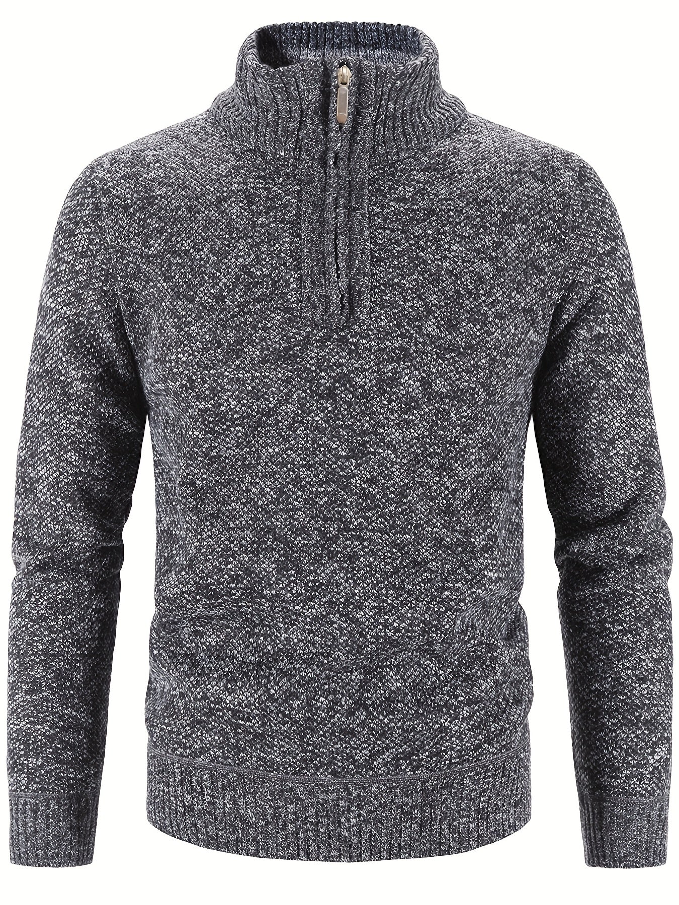 Stylish Casual Half-Zip Sweater