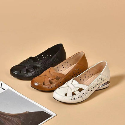 Aisling | Cut-Out Slip-On Loafers