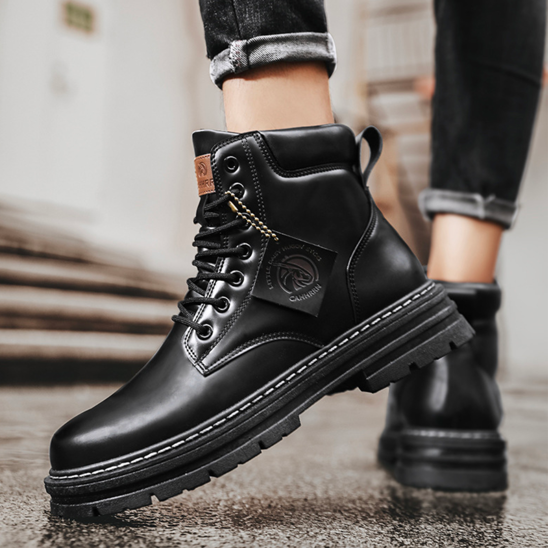 Heavy Duty Ankle Lace Up Boots For Men