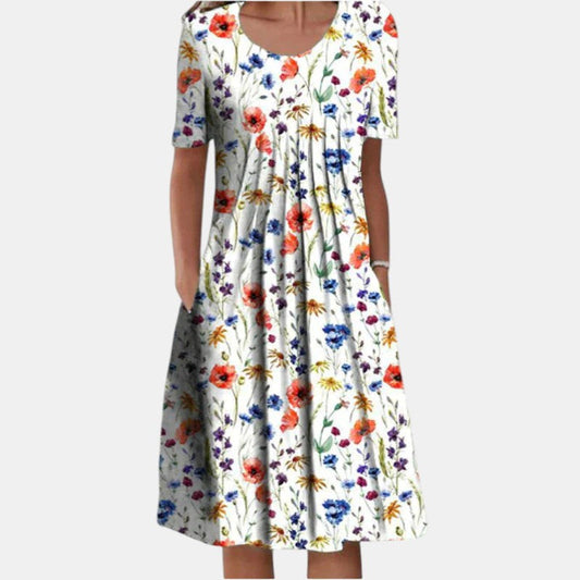 Gigi™ | Vestido de algodón con cobertura abdominal