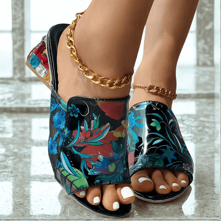 Serelina Gem Wedge Sandals
