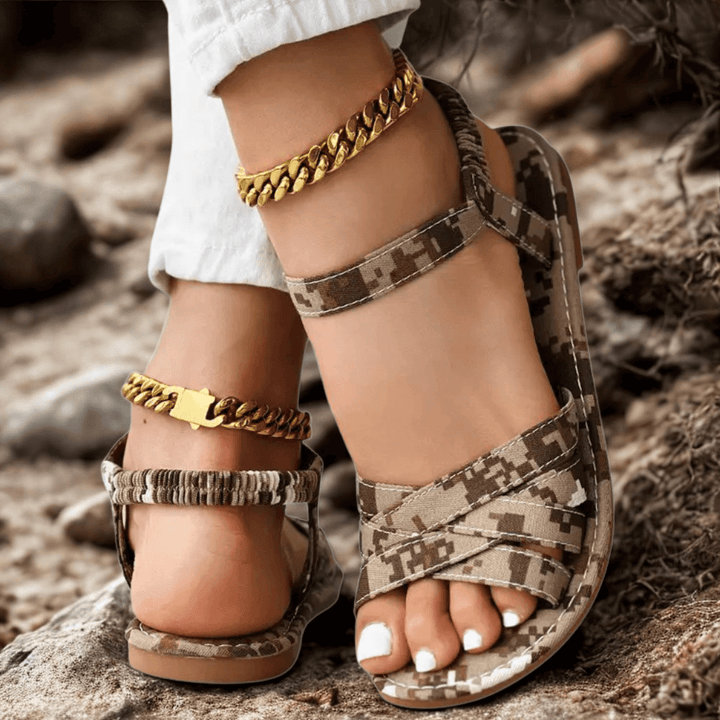 Sandalias de tiras Nantes Camouflage