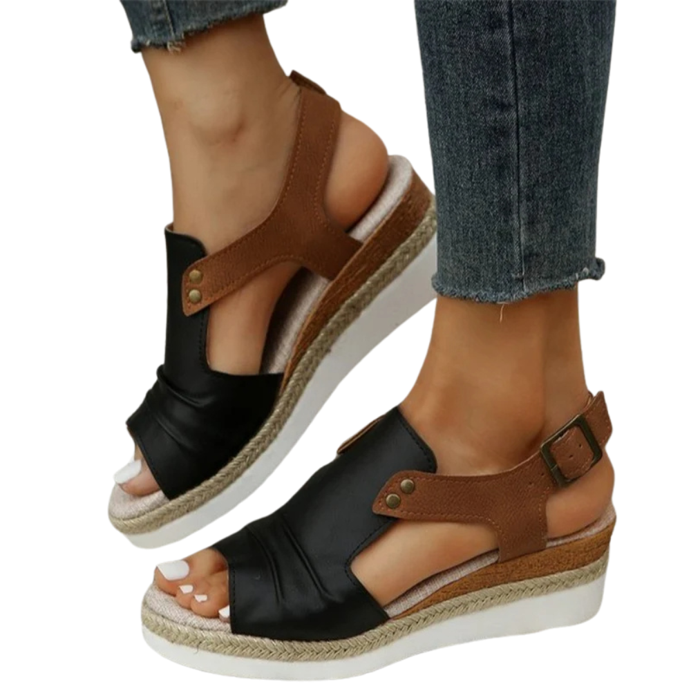 Sandalias casuales de tacón cuadrado Ravenna