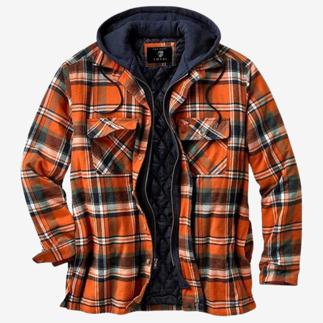 Chaqueta de franela con estilo
