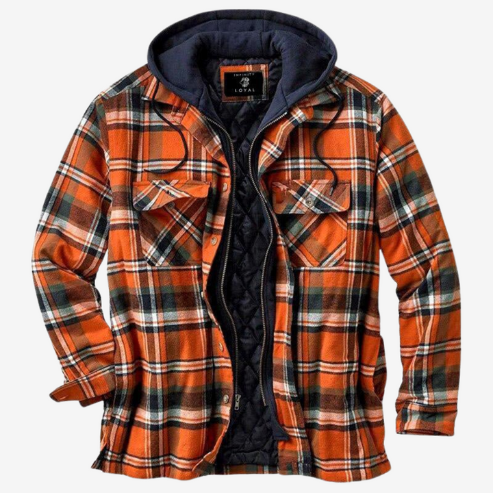 Chaqueta de franela con estilo