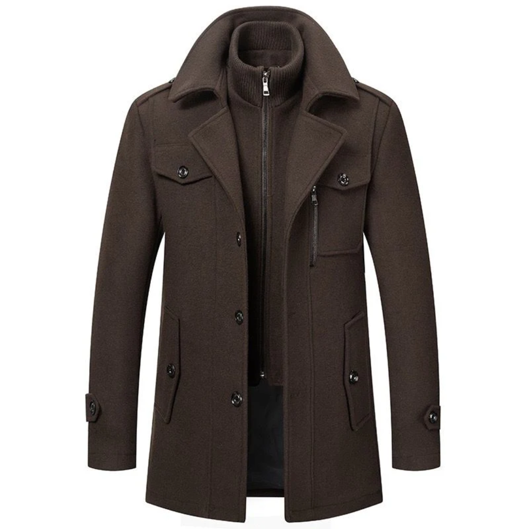 Abrigo de invierno de dos piezas para hombre