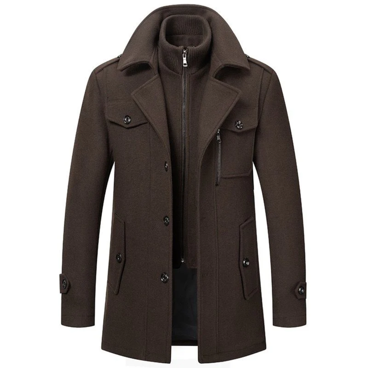 Abrigo de invierno de dos piezas para hombre