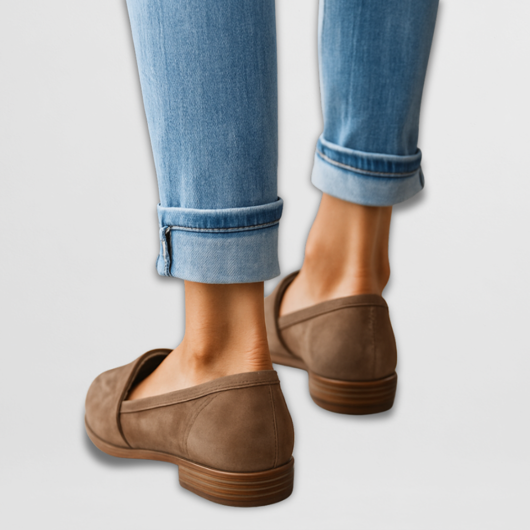 Claire™ | Mocasines de ante suave