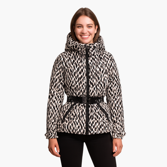 Women’s Quilted Belted Winter Hooded Coat