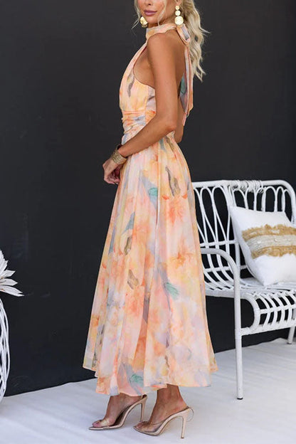 Abigail | Printed Long Dress