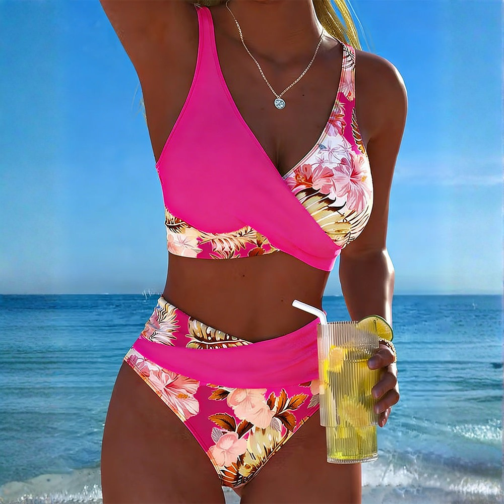 GABRIELLA | FLORAL CONTRAST BIKINI